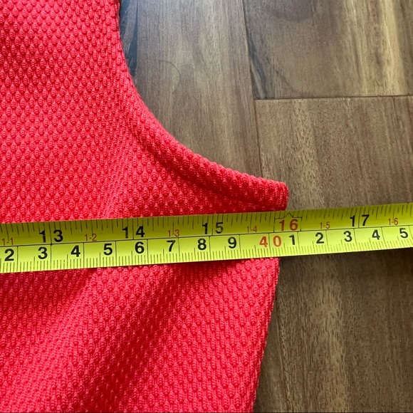 Soprano orange red fit and flare sleeveless summer dress - Picture 8 of 9